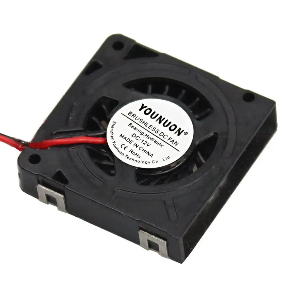 Ventilador Turbo sin escobillas para modelo RC Mini proyector 3D, Enfriador de refrigeración pequeño de 30mm, 30x30x7mm, 3CM, 3007, 12V, 1 unidad - imagen 5