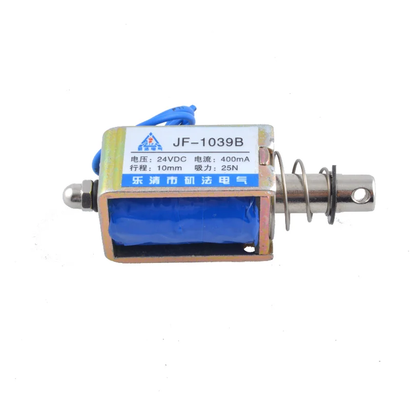 JF-1039B Solenoide Lineal 12V 25N Empuje 10mm - imagen 3