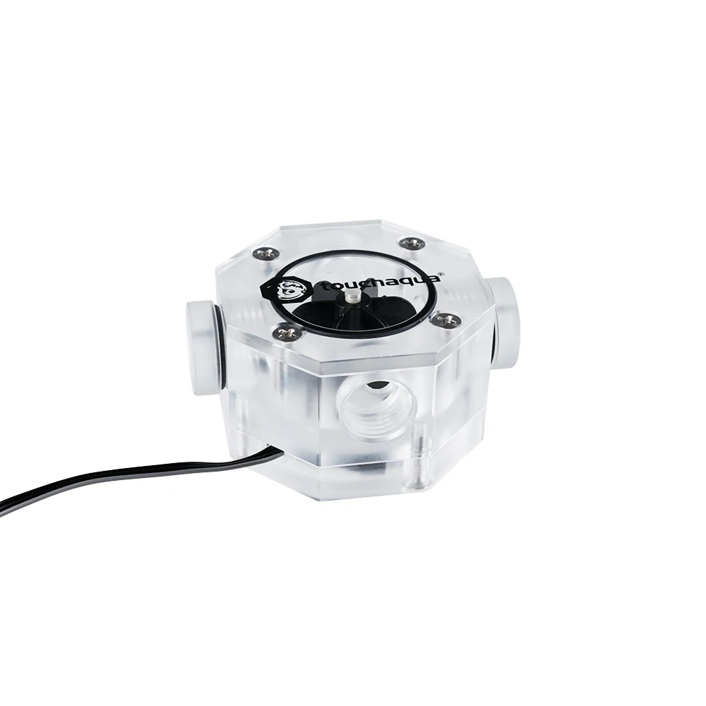 Bitspower-indicador Octagonal de velocidad del agua, medidor de flujo, 5V, 3 pines, DRGB G1/4, BPTA-OFI-DRGB - imagen 4