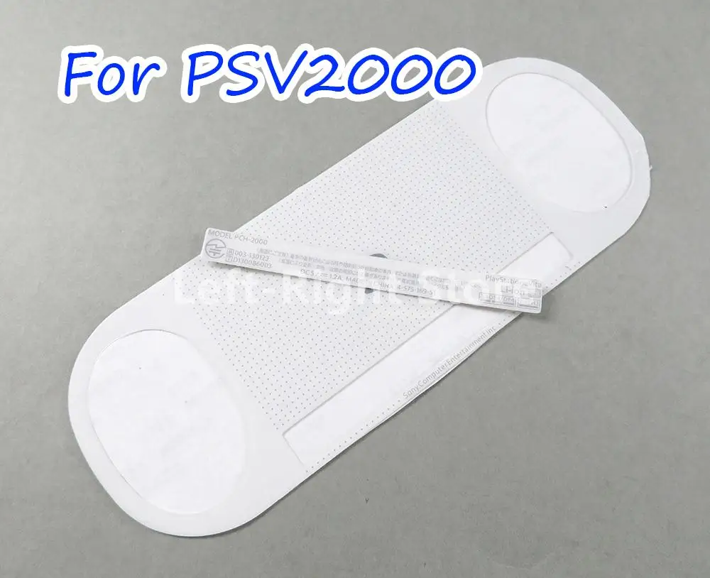 20 juegos de etiquetas adhesivas para consola ps vita 2000 para PSV 2000 PSV2000 host cubierta trasera etiqueta de placa frontal trasera