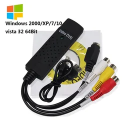Easy CAP Capturadora de Vídeo USB AV para VHS, TV y DVD