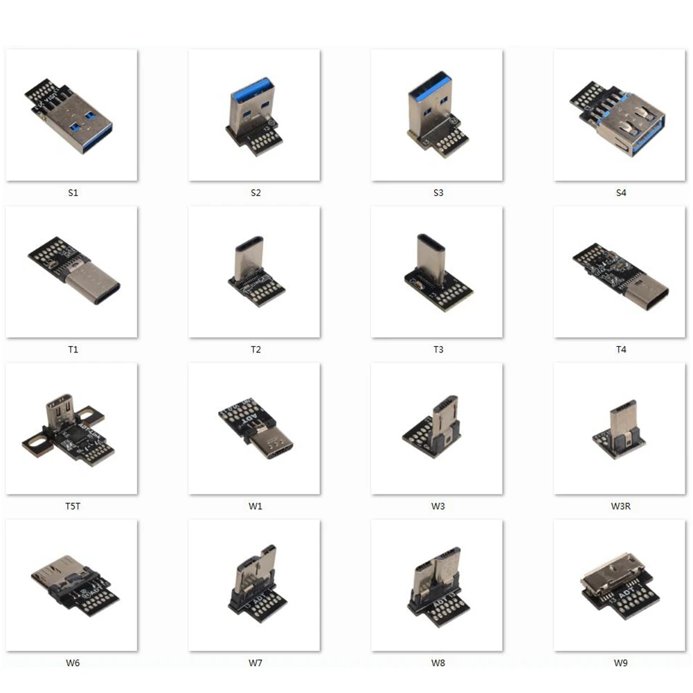Cable de extensión de carga con conector Micro B Flexible FPC FFC tipo C USB 3,1/3,0/2,0 para Monitor cardán de mano sin escobillas FPV
