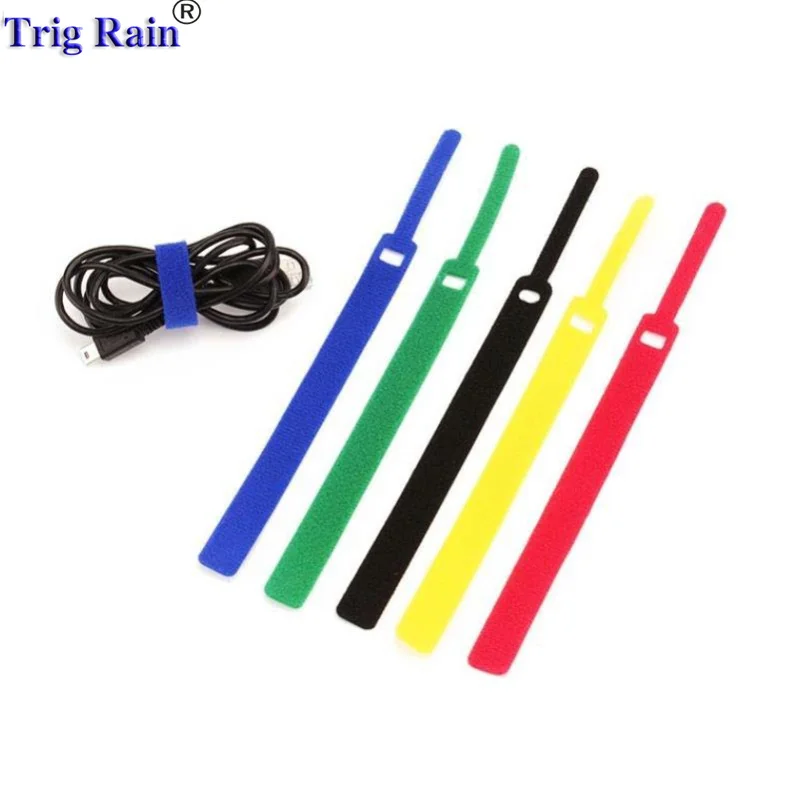 Organizador de cables, bobinadora, bridas mágicas para cables, marcador de gestión de cables, cinta, correas de plomo para ordenador - imagen 5