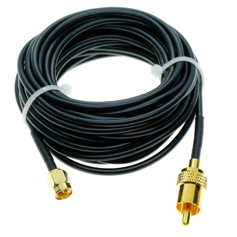 Cable SMA RCA Macho 50 Ohm RG174 Antena SDR - imagen 4