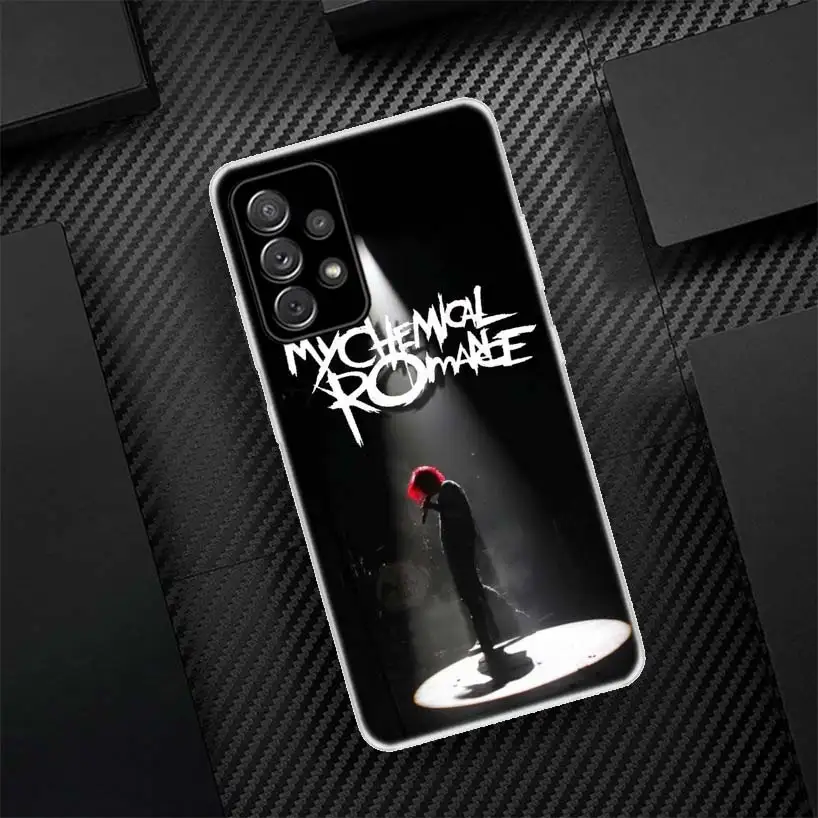 Funda de teléfono de silicona My Chemical Romance MCR para Samsung Galaxy A54, A52, A53, A14, A12, A13, A24, A22, A23, A34, A32, A33, A04S, A02S, A03 - imagen 2