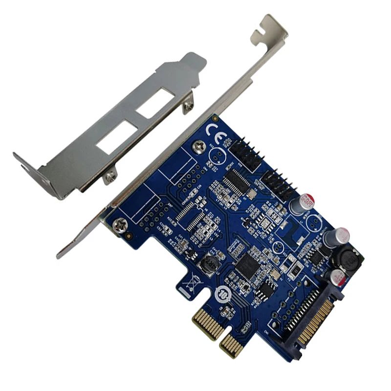 Tarjeta de expansión PCIe, 2 puertos Usb internos, 2 puertos, 9 pines, Usb 2,0, Bluetooth, WIFI, adaptador PCI-E