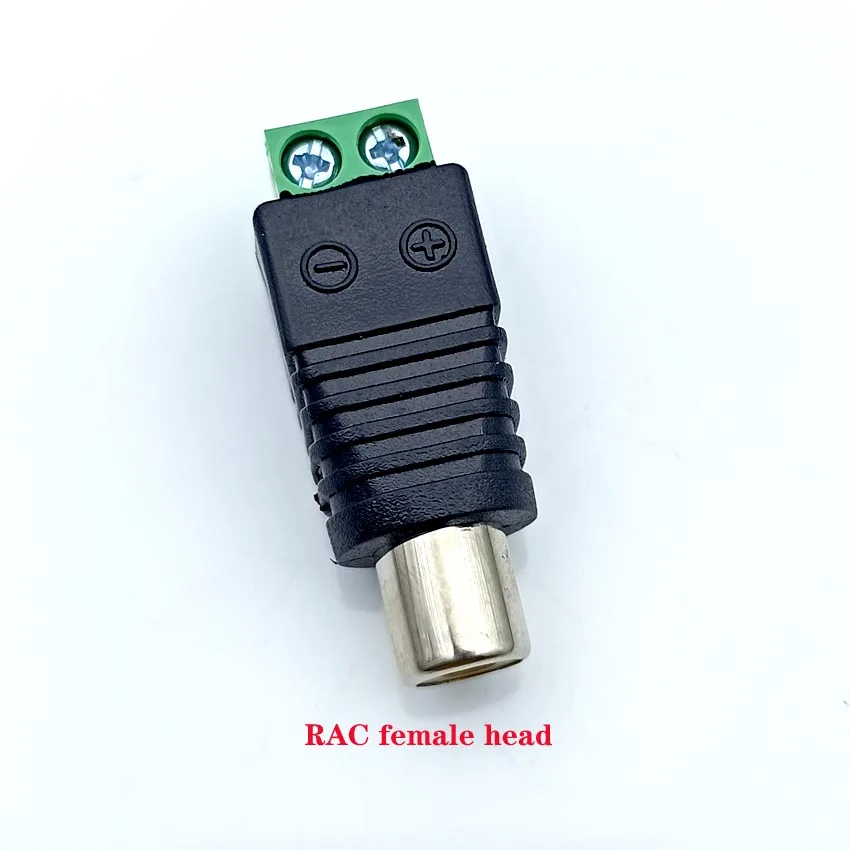 Conector de Audio para auriculares, adaptador estéreo de 3,5mm, RCA de 3,5mm, Conector de canal Mono a Terminal de tornillo - imagen 2