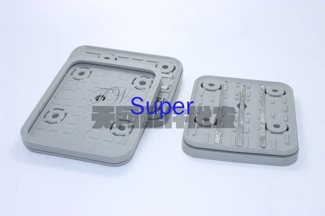 Goma de succión de vacío CNC 140*115*17mm con tira de Metal
