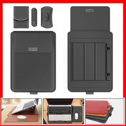 Funda PU con soporte para MacBook Pro 13 y portatiles 14-16 duradera