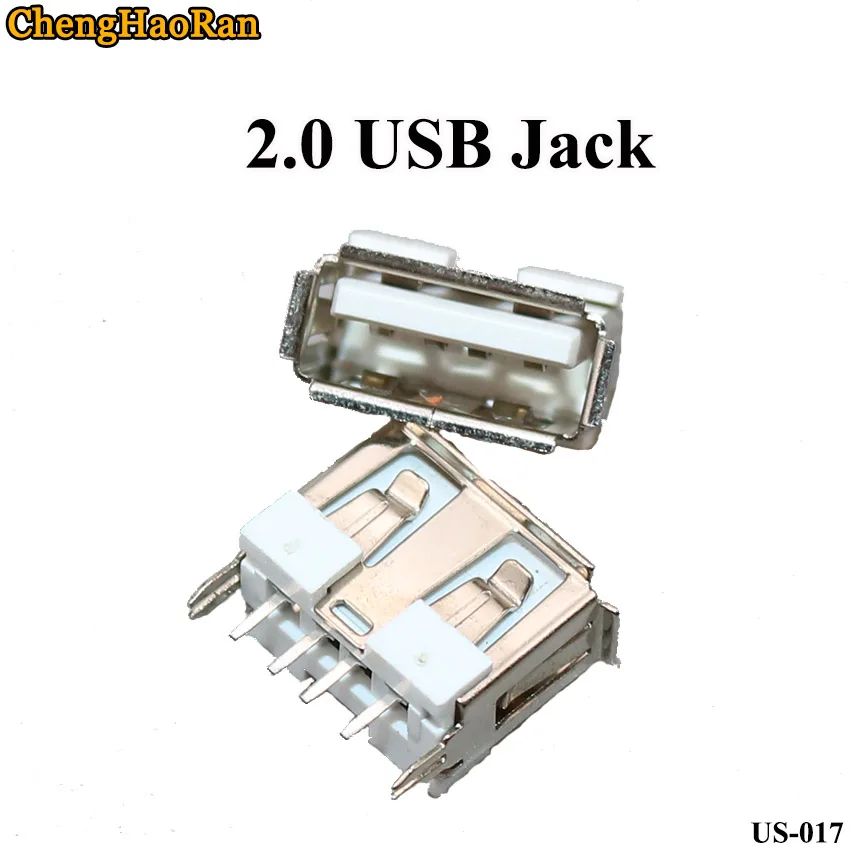 ChengHaoRan-enchufe USB tipo A de cuerpo corto, inserto recto de 180 grados con lateral, AF10.0 vertical lateral, 2 unids/lote - imagen 3