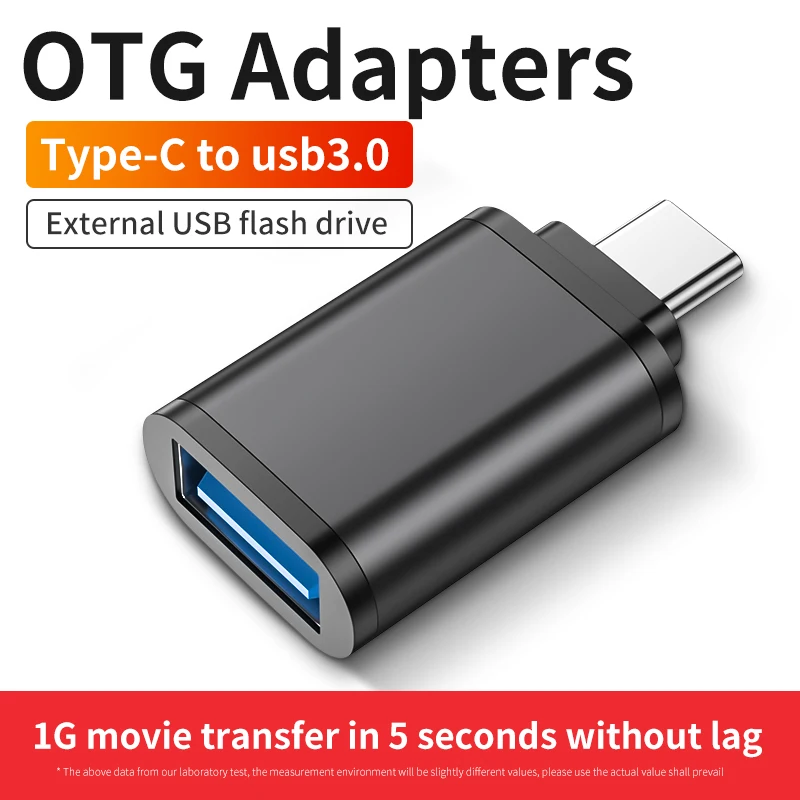 Adaptador USB C OTG a tipo C, convertidor de Cable OTG tipo C rápido para MacbookPro, Samsung, Xiaomi, Huawei