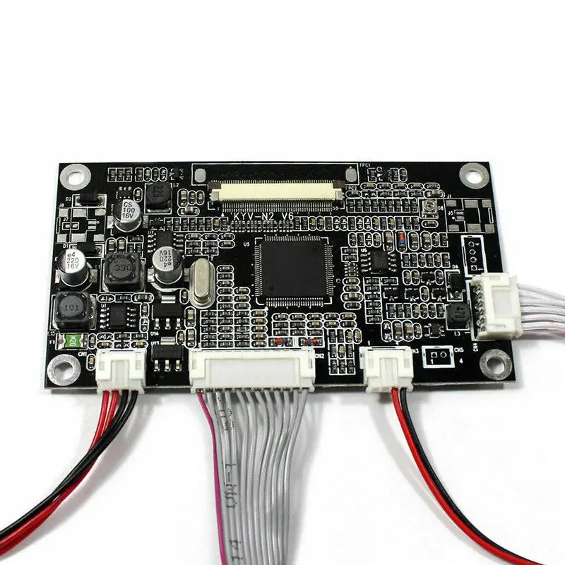 Panel de pantalla LCD AT056TN52 V3 de 5,6 pulgadas, placa de controlador VGA + AV, KYV-N2 V6, 640x480 - imagen 5