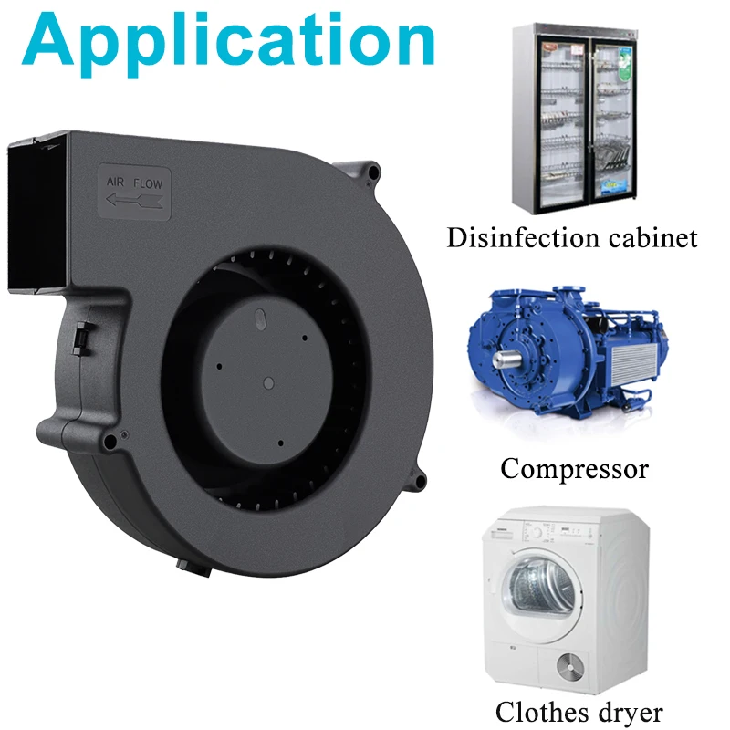 Gdstime-soplador de aire para máquina de limpieza en seco, soplador de refrigeración de turbina, 140x40mm DC 12V 14040 Axial DC, 2 piezas - imagen 3