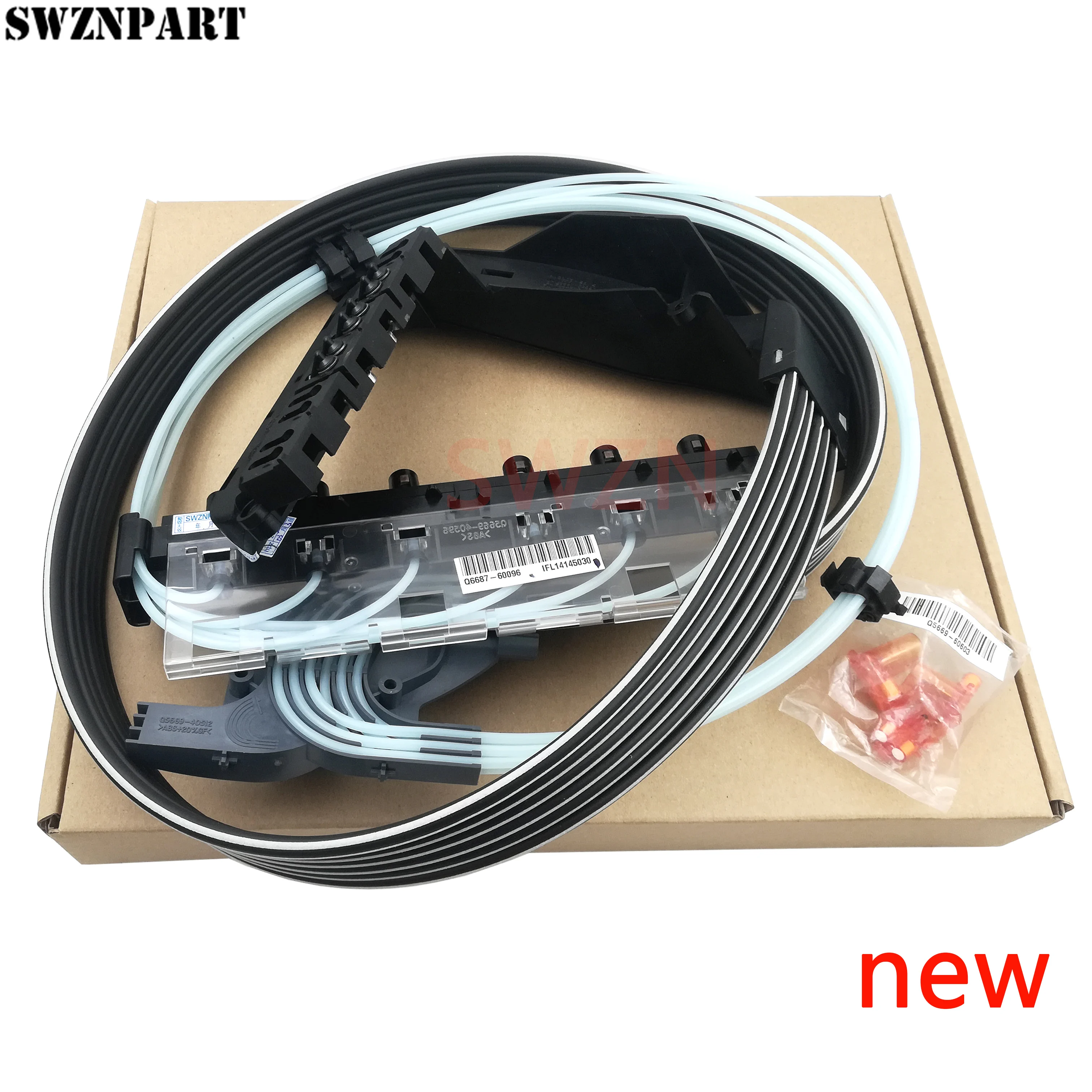 Q6687-60059 Q6683-60195 Tubos de suministro de tinta para trazadores de 44 y 24 pulgadas para HP Designjet T610 T1100 610 1100 - imagen 2