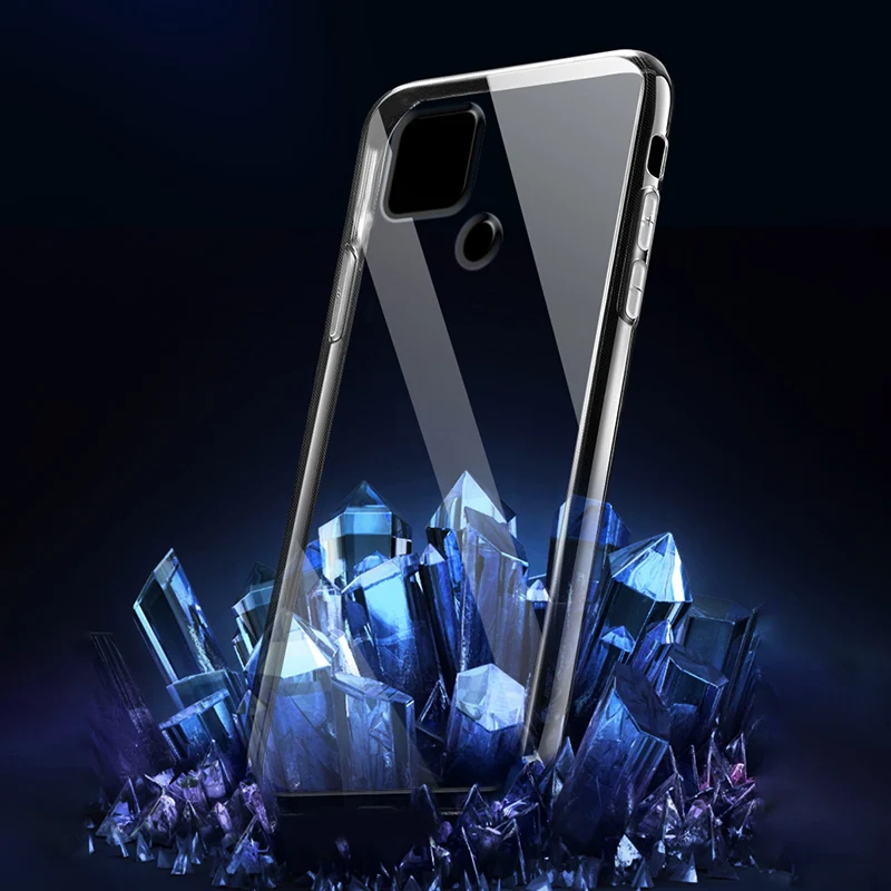 Funda trasera de silicona TPU para OPPO Realme, V3, V5, V15, 5G, versión Global, Funda transparente de Gel Realme V3 - imagen 5