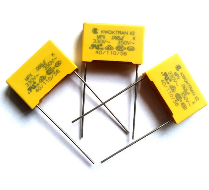 Condensador de película de polipropileno, Serie X2, 0,01 UF ~ 2,2 UF, 10nf, 100nf, 150nf, 200nf, 680nf, 470nf, 1UF, 275VAC, 10 unidades - imagen 3