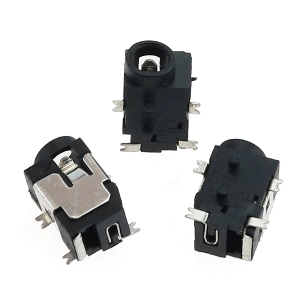 10 unidades de 3,5 MM x 1,35 DC Power Dock, conector hembra de montaje en Panel PCB, puerto de carga de 3,5-1,35mm - imagen 3