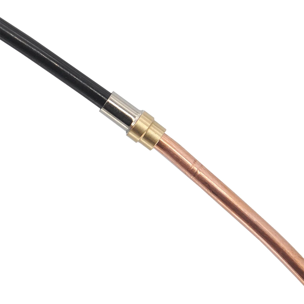 Conector de soldadura de tubo de cobre de 3mm, 4 Uds., con manguito de tubo para manguera OD de 3mm, modelo de camión excavadora hidráulica RC - imagen 4