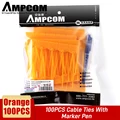 Orange 100pcs
