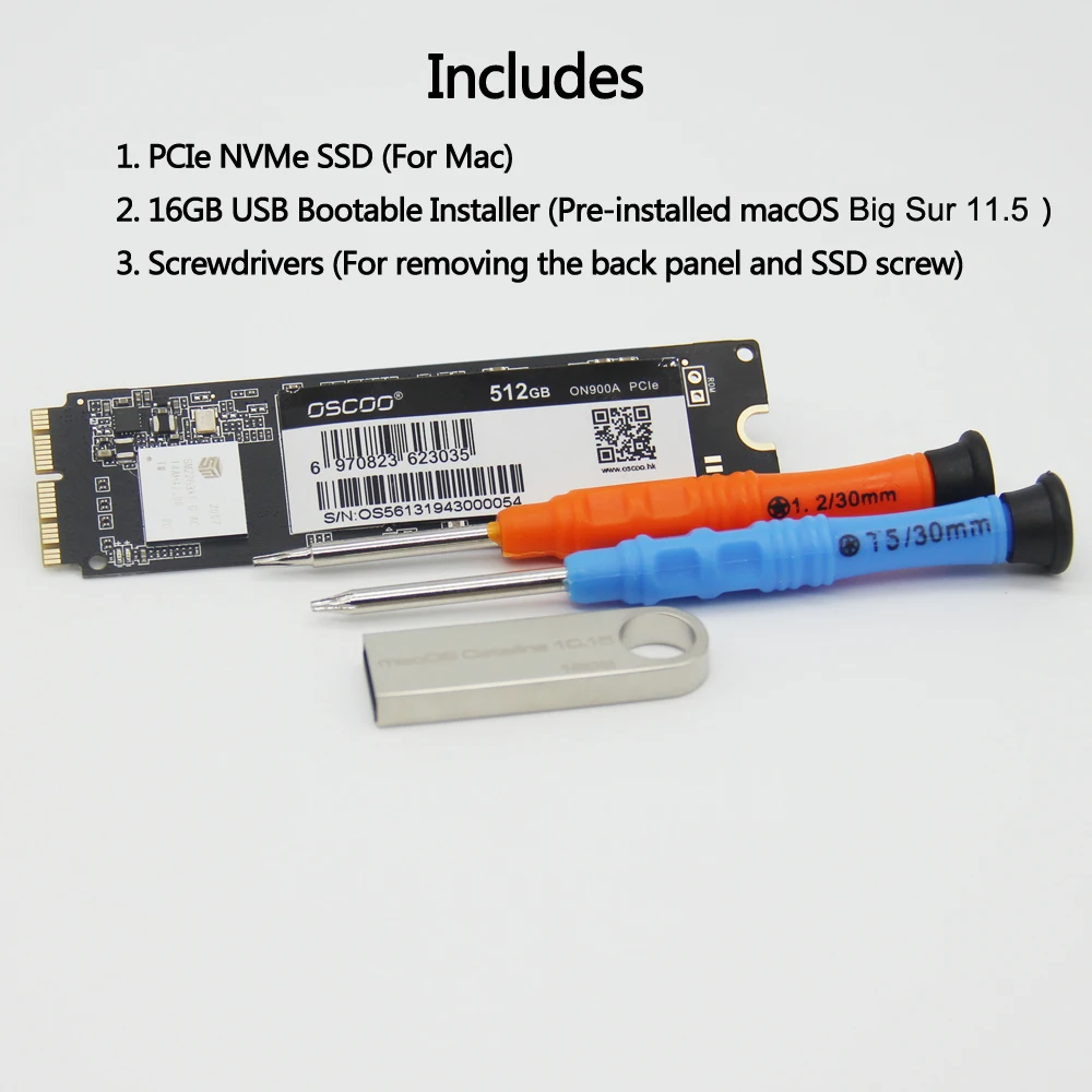 SSD para MacBook Air A1465 A1466 – Unidad Estado Sólido 256GB - imagen 4