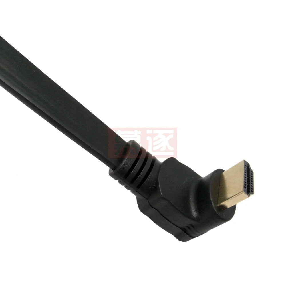 1FT Flache Dünnen Alta Velocidad 1,4 V HD-kompatibel Verlängerung Kabel 30cm EINE Art Mann zu EINEM Mntrenlichen cable AM/AM-Up & Dow - imagen 4