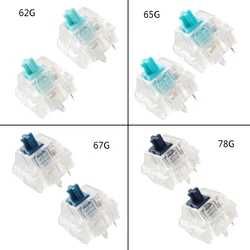 Interruptores Zealios Zilent V2 – Táctiles Azules 62g 5 Pines