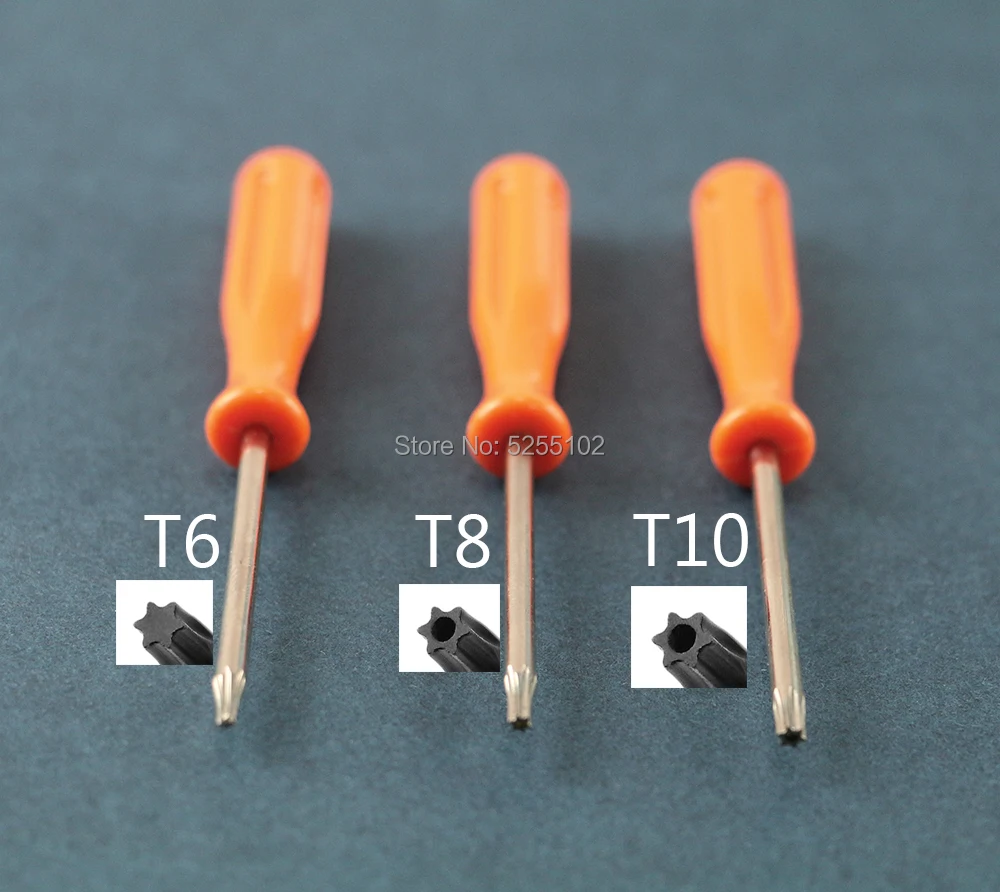 Destornillador de seguridad para Xbox 360 ONE, herramienta de apertura de reparación de agujeros a prueba de manipulaciones, destornillador Torx T6 T8 T10, 200 Uds. - imagen 5