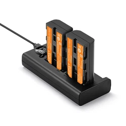 Batería Sony NP-F550 / NP-F570 con Cargador USB LED para Cámaras