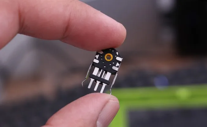 Codificador de ratón TTC para Razer viper Logitech G703G603G403, codificador de rodillo de núcleo amarillo de Rueda Dorada - imagen 3