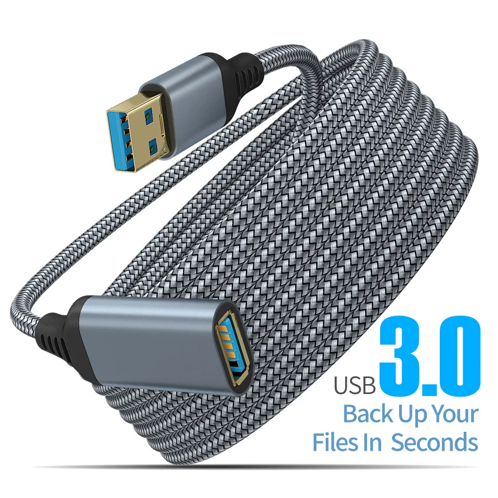 UTHAI Cable USB 3.0 Extensión Macho-Hembra Trenzado de Nailon - imagen 2