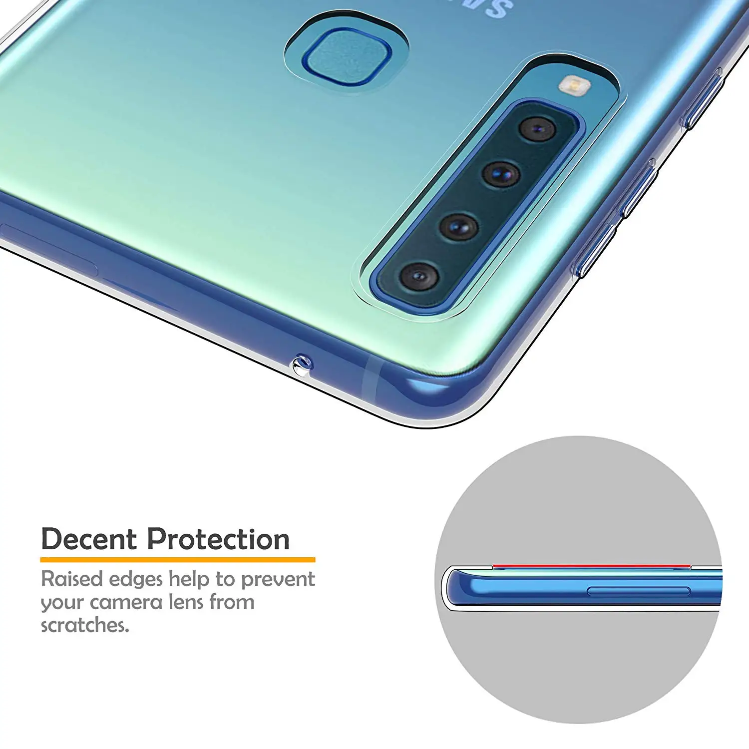 Funda de silicona TPU suave para Samsung Galaxy A9, 2018, A9S, fundas transparentes para teléfono, 360 de protección, Gel Delgado, Coque SM-A920F/DS Armor - imagen 4