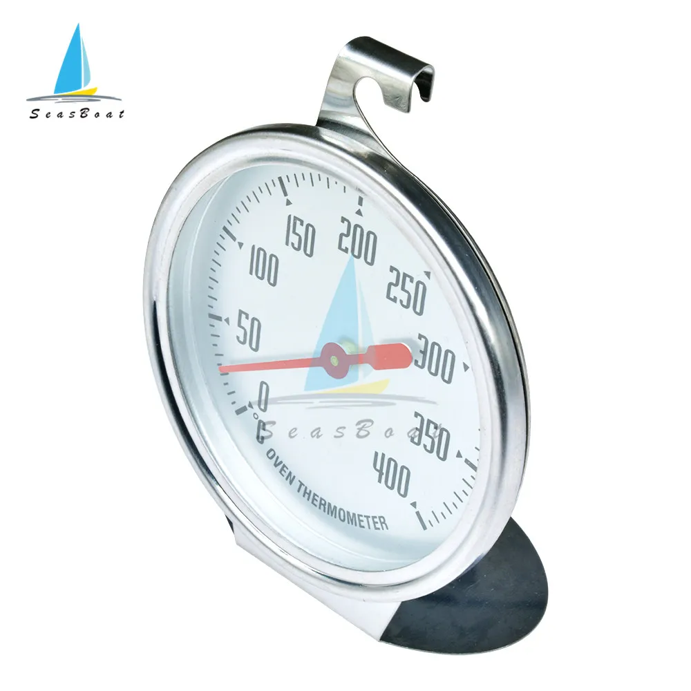 Termómetro de acero inoxidable de 0 a 400 grados para barbacoa, horno, medidor de temperatura Celsius, termómetros domésticos - imagen 4