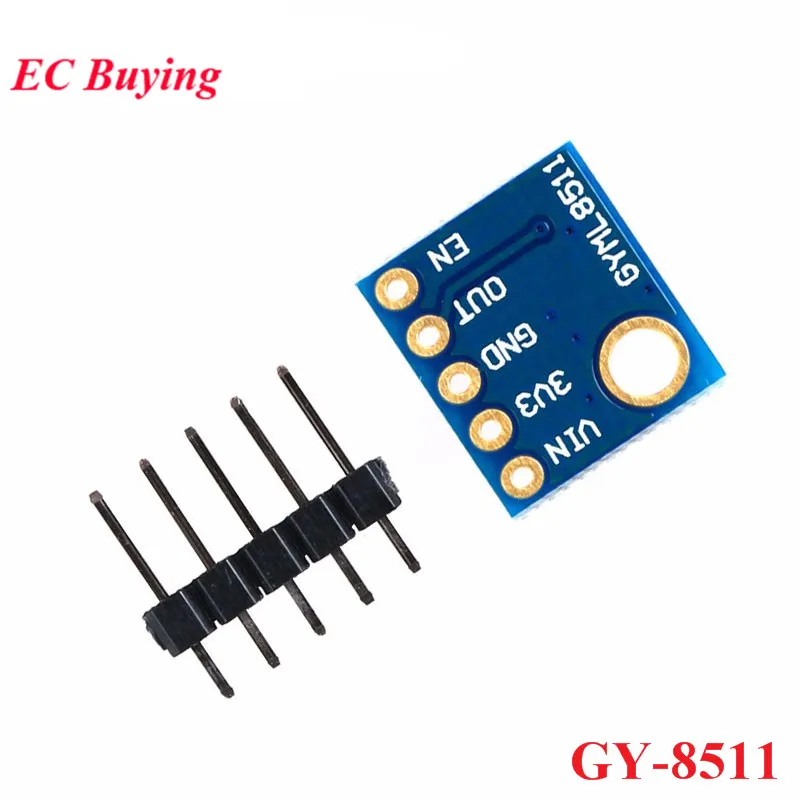 Módulo de Sensor de detección UV CJMCU-GUVA-S12SD VEML6075 VEML6070 UVA UVB S12SD ML8511, luz de rayos ultravioleta para Arduino, 10 Uds./1 ud. - imagen 5