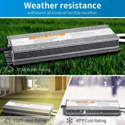 Transformador LED 12V 60W Impermeable – Fuente Alimentación Estanca