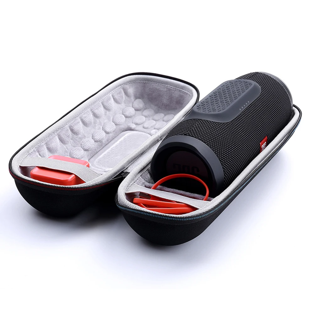 Bolsa de caja de almacenamiento con cremallera EVA dura, funda de silicona suave para JBL Charge 3, Altavoz Bluetooth, columna JBL Charge3, 2 en 1 - imagen 2