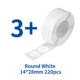 3Roll RoundWhite S28