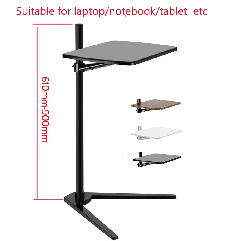 Soporte de suelo para ordenador multifunción de aluminio UP-8T 3 en 1 para ordenador portátil/tableta soporte para PC altura/ángulo ajustable