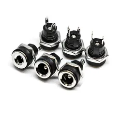 Conector DC022B Panel Hembra 5,5x2,1mm – Jack Alimentación