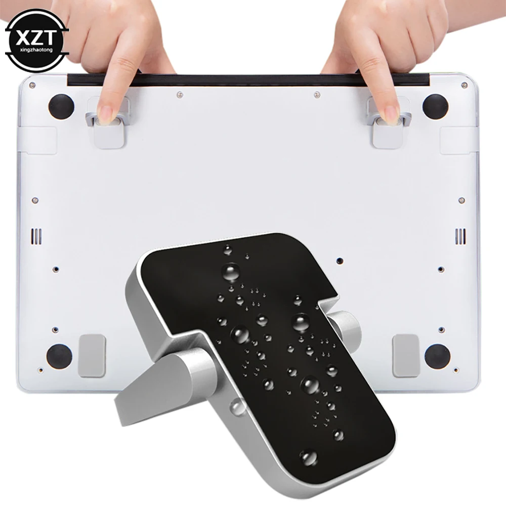 Soporte de aluminio para teclado de ordenador portátil, soporte elevador para Macbook Air/Pro, 10-18 pulgadas, Pc - imagen 4