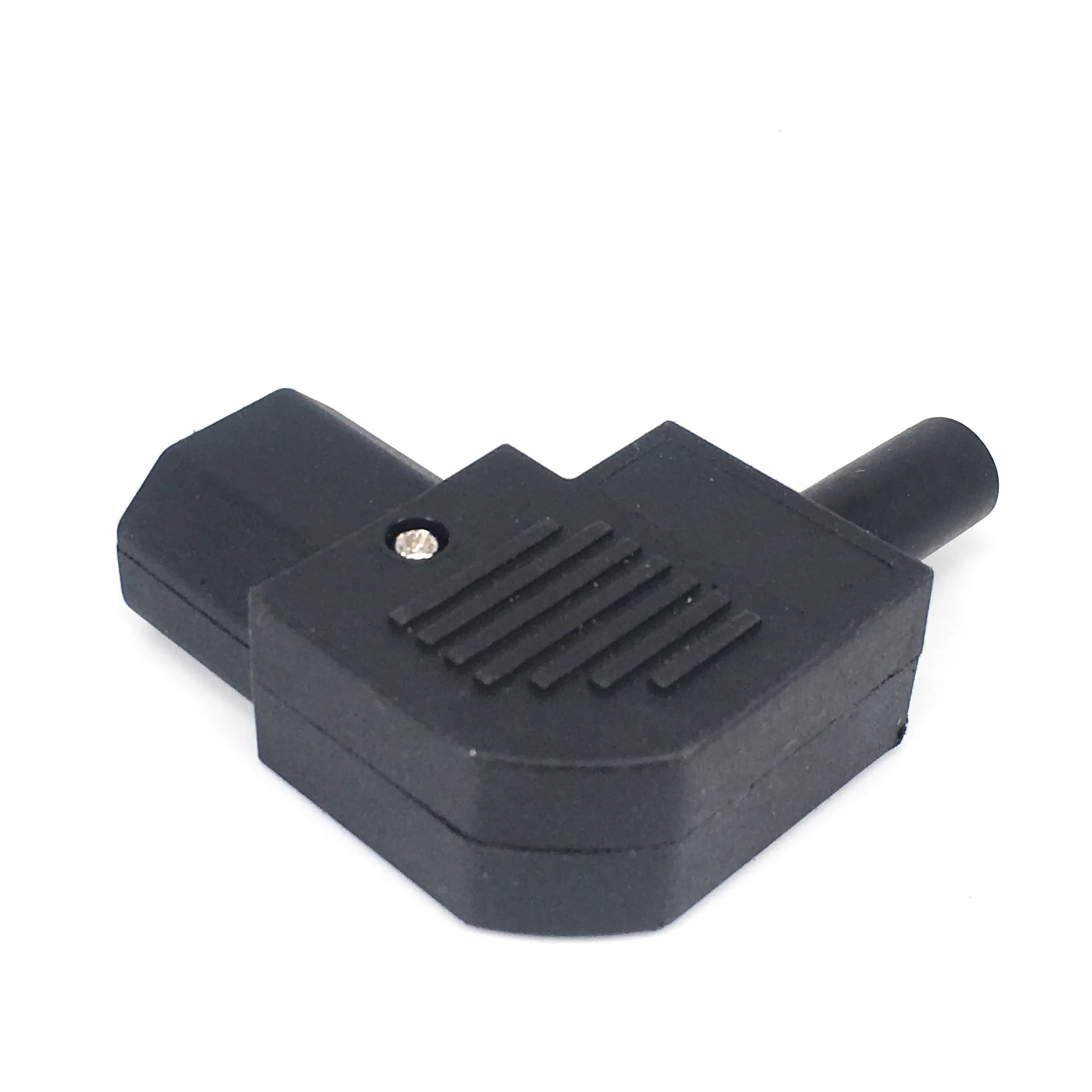 Conector de montaje de cable de alimentación IEC 320 C13, adaptador de CA hembra C13 en ángulo de 90 grados, 10A, 250V, macho IEC 320 C14 - imagen 4