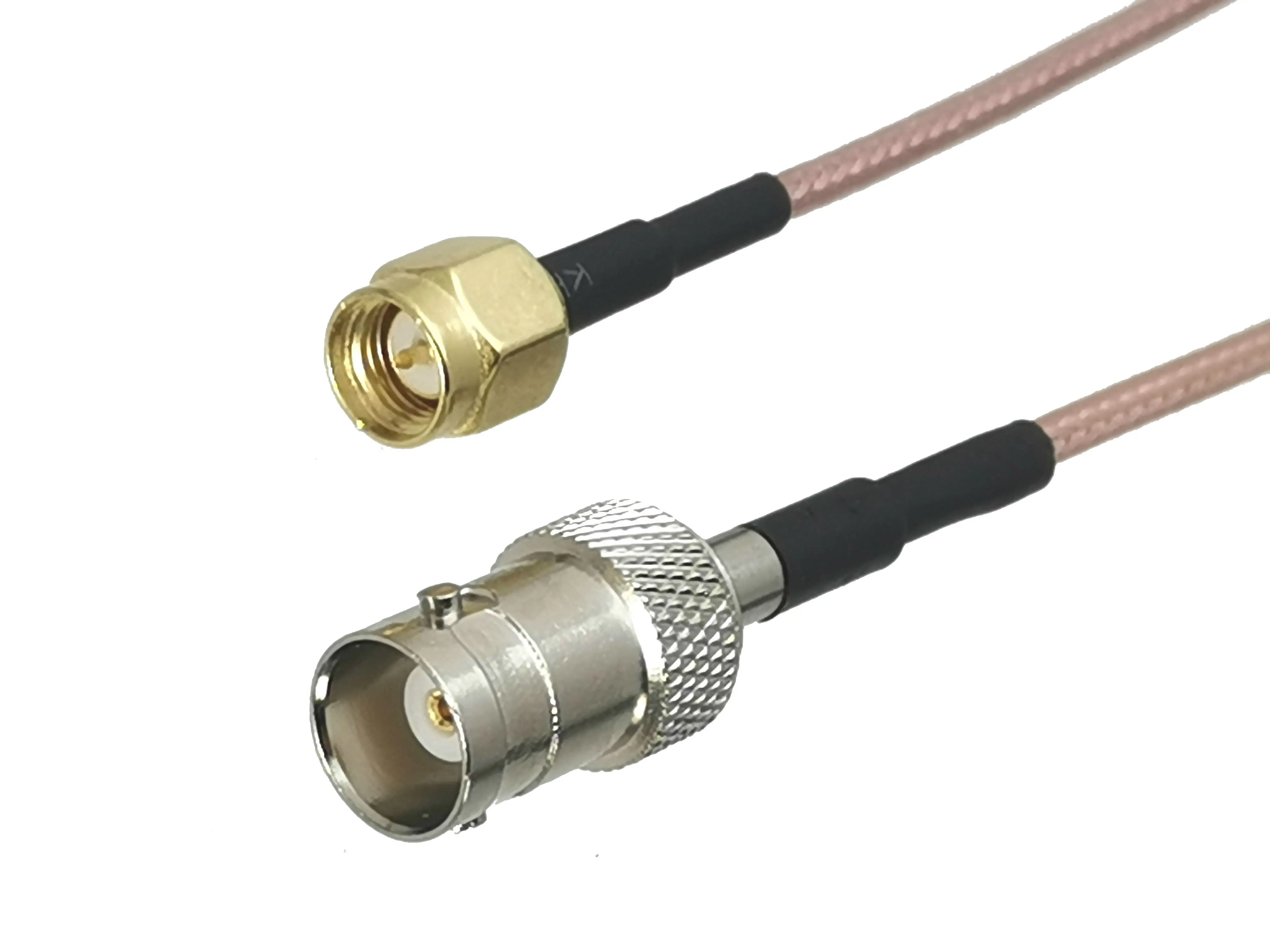Cable coaxial SMA a BNC - Vista principal RG316 pigtail