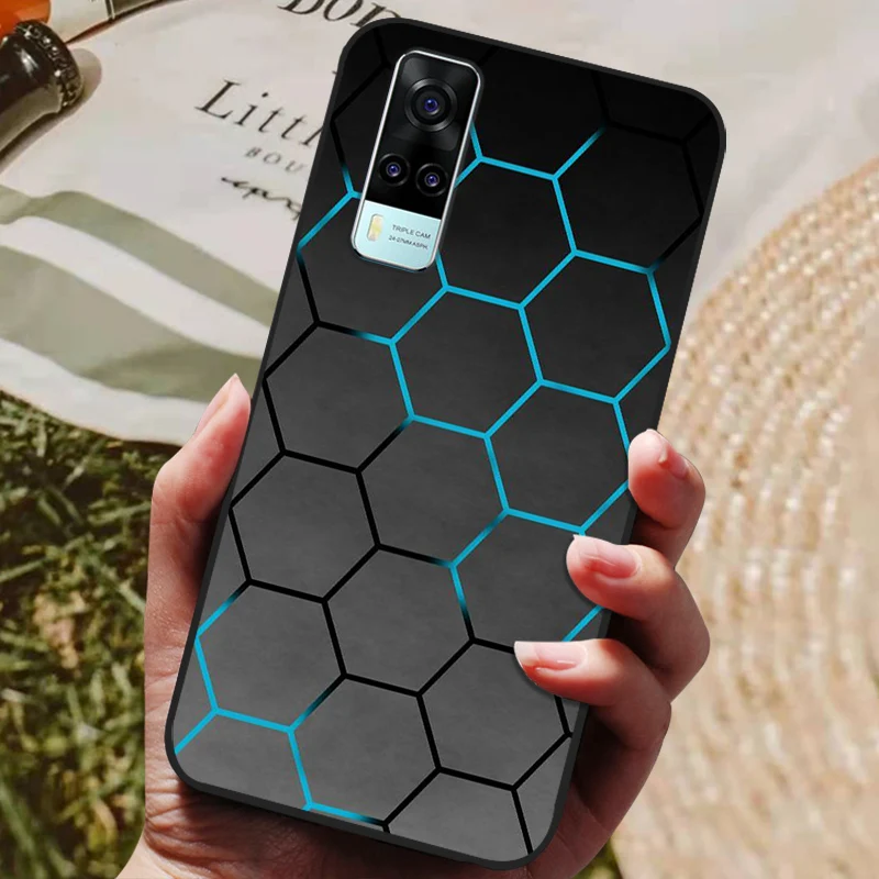 Para Coque vivo Y31 2021 Funda trasera de silicona Funda de teléfono para Vivo V2036 Fundas parachoques suave Funda para Vivo Y 31 VivoY31 2021 Bolsa - imagen 5