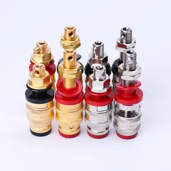 Conector Banana Pala CMC - Chapado Oro/Rodio Latón Hifi