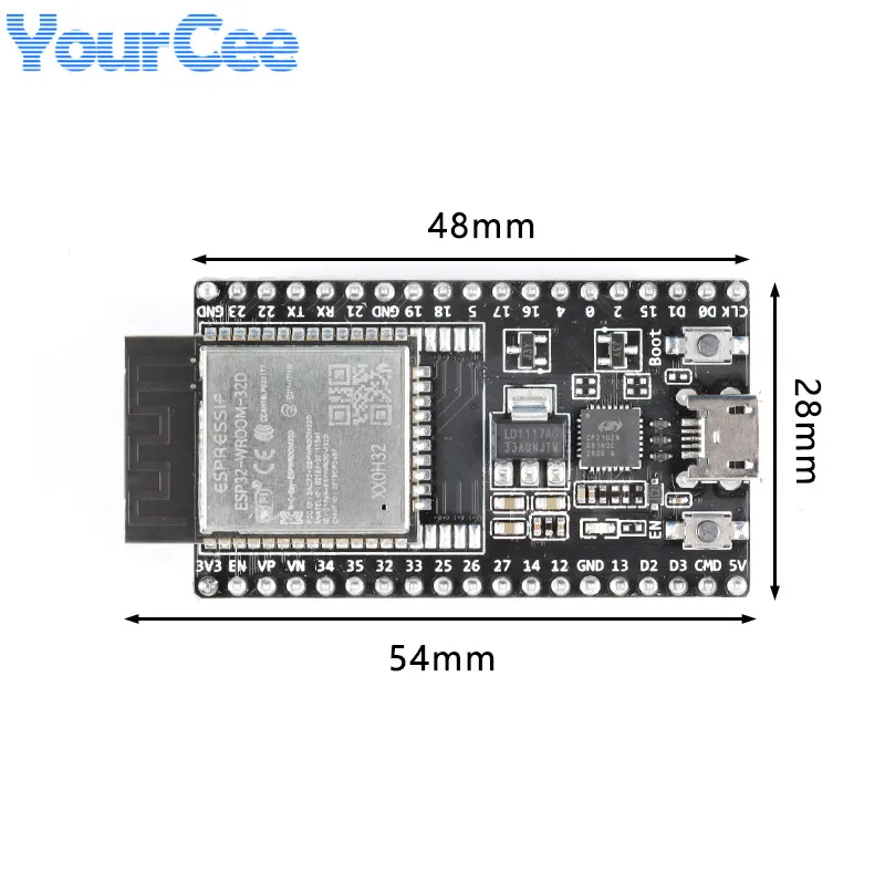 Placa de desarrollo ESP32-DevKitC ESP32 DevKitC-S1 32U 32D VIE VE 32UE 32E Wifi módulo inalámbrico IoT Internet de las cosas - imagen 4