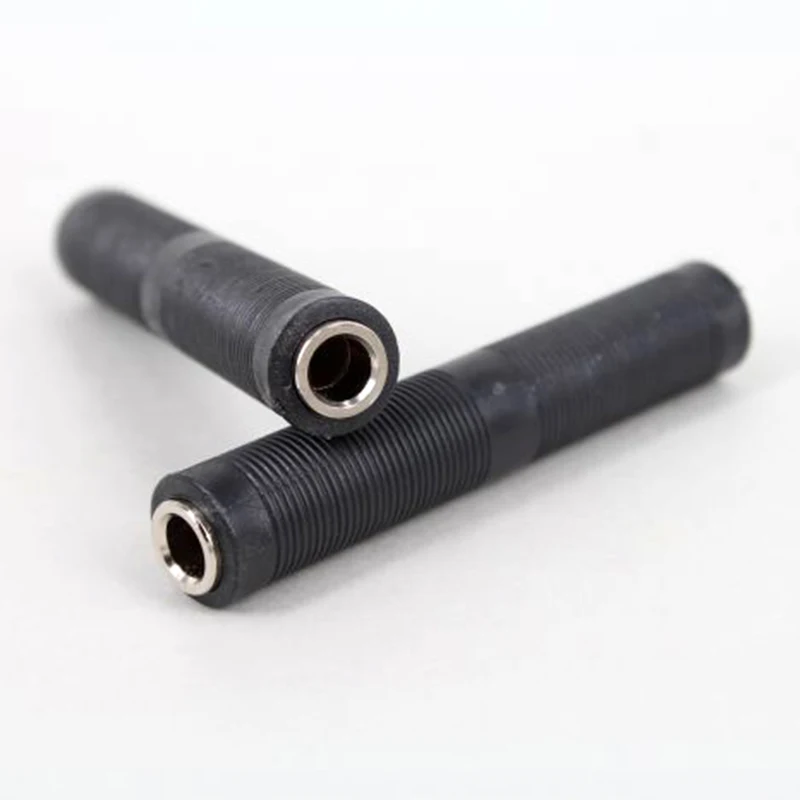 Adaptador de enchufe de doble cabezal para Audio estéreo, Cable acoplador, convertidor de micrófono, conector hembra a hembra, F/ F, 6,5mm, 6,5mm