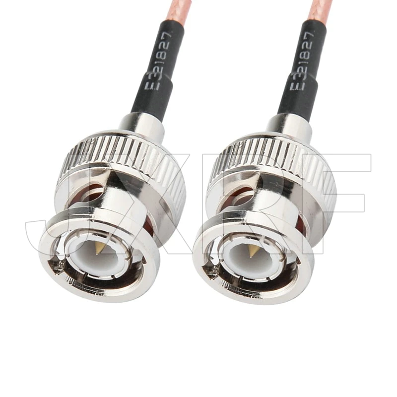 BNC macho hembra a BNC macho ángulo recto HD-SDI Cable RG316 RF Coaxial antena Pigtail Jumper 50 Ohm adaptador de conector BNC - imagen 2