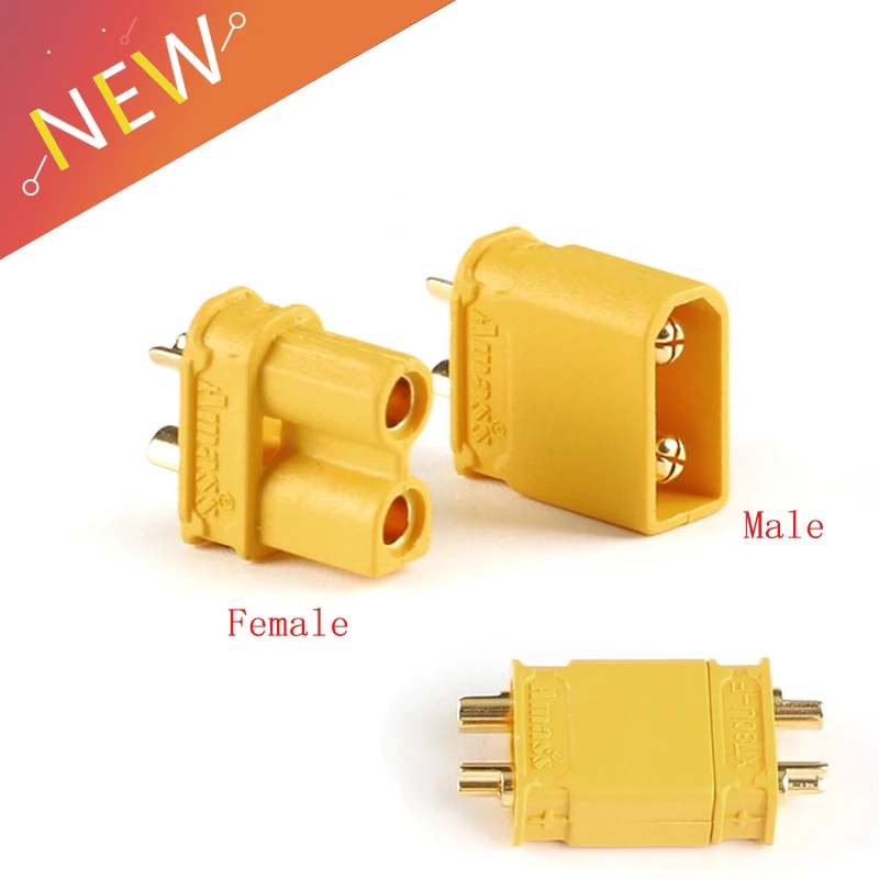 Conectores tipo bala macho hembra XT30 XT-30, enchufes para batería Lipo RC Quadcopter multicóptero para piezas de accesorios de aviones