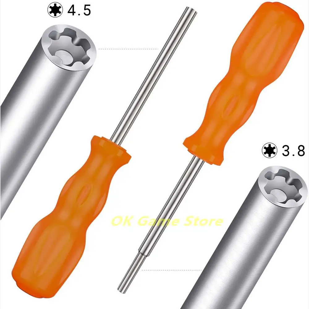 Herramienta de reparación de 30 piezas, destornillador de seguridad de 3,8mm/4,5mm, broca de juego para Nintendo NGC SFC MD NES N64 SNES Gameboy - imagen 5