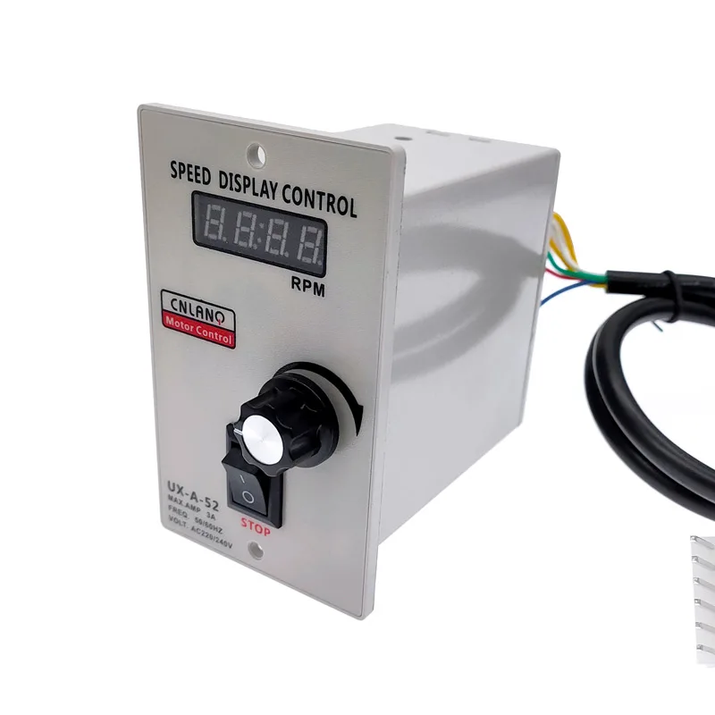 Controlador Velocidad UX-A-52 Digital 400W 220V Adelante/Atrás - imagen 5
