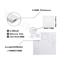 Almohadilla Térmica Silicona para CPU GPU